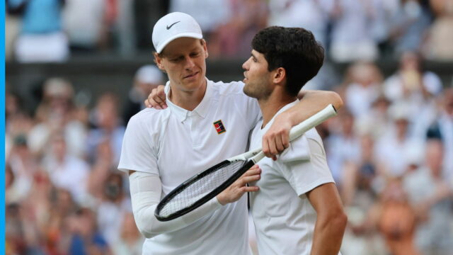 Po Roger Federer a Rafael Nadal obrázky Wimbledon potvrdzujú, že život je život a Rafael Nadal

