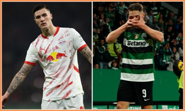 Benjamin Sesko v akcii pre RB Leipzig