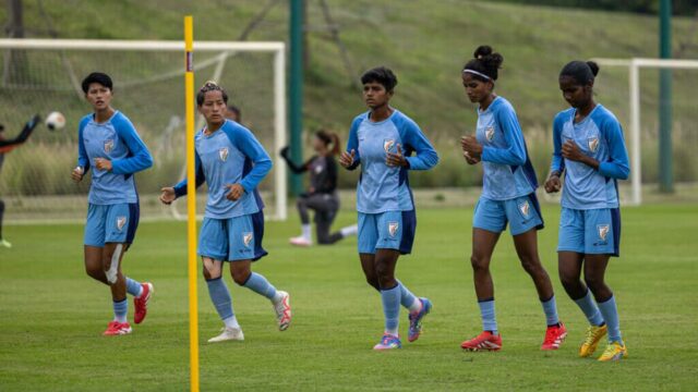 Priamy výsledok Indie vs Iraku, kvalifikátory ázijského pohára žien AFC 2026: modré tigresses v akcii; Soumya vylúčil

