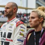 Shane Van Gisbergen, Jessica Dane, reagoval na Justin Marks. Zdroj: @jessdane14 cez Instagram