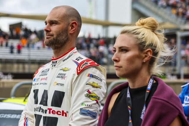 Shane Van Gisbergen, Jessica Dane, reagoval na Justin Marks. Zdroj: @jessdane14 cez Instagram