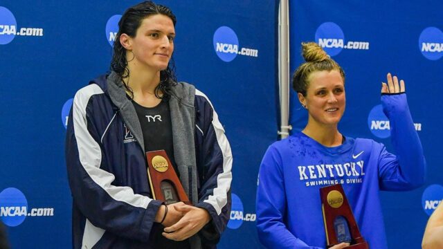 Riley Gaines volá NCAA, aby bol národný titul transgender plavec príliš neplatný

