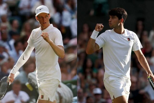 Rodina Carlosa Alcaraza sa teší z konca Wimbledona proti Jannikovi Sinnerovi | Zdroj: zachytenie obrazovky cez x/@alcarazDaily