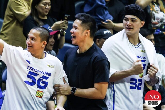 Roger pogoy tnt tnt tnt tnt 5g pba end vs san miguel Beermen