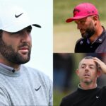 Rory McIlroy, Scottie Scheffler a Jon Rahm