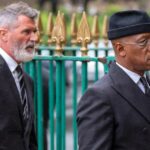 Roy Keane a Ian Wright sa zúčastňujú na pohrebe keltskej ikony ako bývalý mužský vedúci UTD rešpektuje rešpektovanie