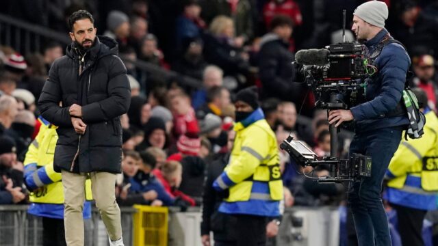 Ruben Amorim bol Amazon Prime-D, aby sa točil Man Utd a televíznymi kamerami


