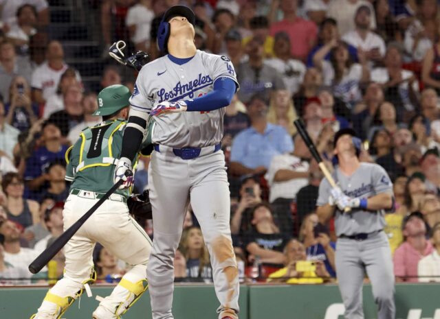 SHOHEI OHTani Dodgers porazil Boston Red Sox MLB