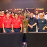 San Miguel Beermen a TNT Tropang 5G počas tlačovej konferencie PBA Cup PBA.