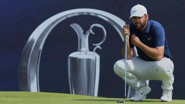Scottie Scheffler vyhráva Open Championship

