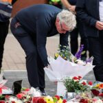 Šéf Everton David Moyes opúšťa kvety Dioğo Jota ako poctu po tragickej smrti hviezdy Liverpoolu 28 rokov