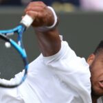 Úspech Taylor Fritz z USA prijme francúzsky Giovanni Mpetshi Perricard na konci svojich mužov na prvom tenisovom zápase s Wimbledonom.