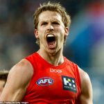 Hráči Gold Coast Suns sa odvážia snívať o finále z Footy po piatkovej noci, keď ohromujúci vodcovia rebríkov Collingwood (na obrázku, Noah Anderson stojí za účelom)