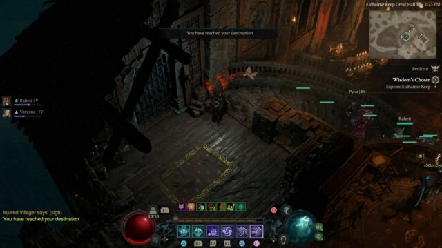 Odtiaľto len choďte -ste na zlomenej bašte a začnite čistiť -s (obrázok cez Blizzard Entertainment)
