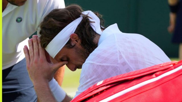 Stefanos Tsitsipas pochybuje o budúcnosti tenisu po tom, čo dal Wimbledonov dôchodky

