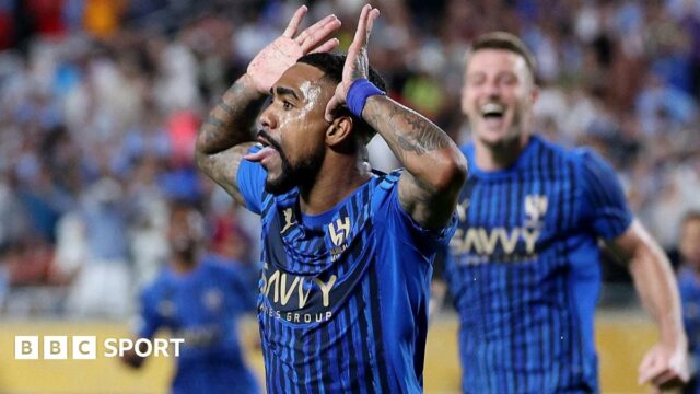 Al-Hilal celebrate