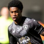 Thierry Gale in action for Piast Gilwice