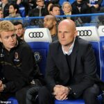 Johan Lange (vľavo) Bývalý asistent Wolverhampton Wanders's Solbakken