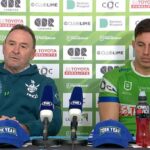 Tréner nájazdov Ricky Stuart vytvoril médiá po tom, čo hráč Dragons Kyle Flanagan dostal Canberra Punnis