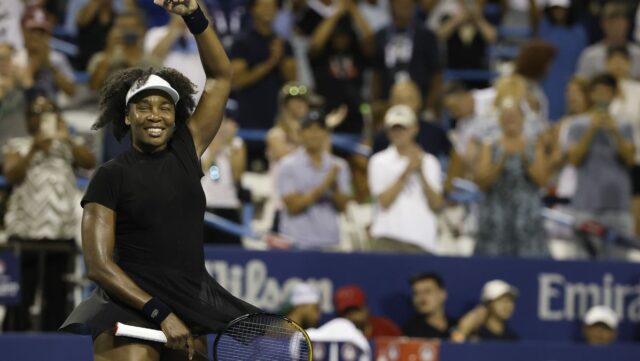 Venuša Williams 'Mubalad Citi DC Open Ends s druhým kola

