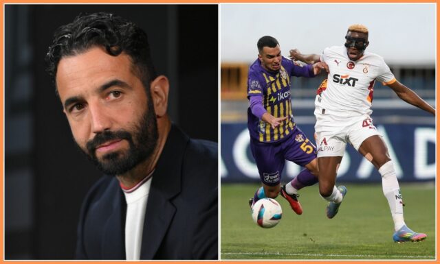 Victor Osimhen oslavuje skóre pre Galatasaray