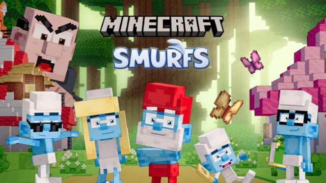 Doplnok Minecraft X Smurfs obsahuje sériu jedinečných štruktúr a interaktívnych mini hier, aby si hráči mohli vychutnať (obrázok prostredníctvom hier Sportskeeda || Mojang Studios)