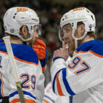 Vyhliadky Oilers Isaac Howard s potešením začal kariéru NHL s Connor McDavid a Leon Draisaitl