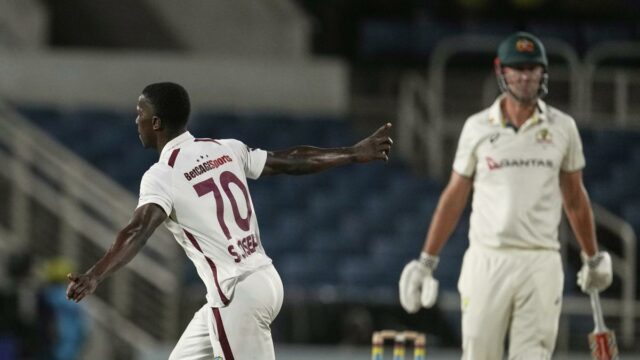 Wi vs Aus, 3. test: Západná India zostáva pod kontrolou deň otvorenia dňa dňa dňa vs. Austrália

