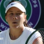 The men's and women's Wimbledon trophies