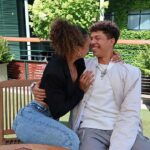 Wimbledon US Power Pair je zameraný na britské ikony: Ben Shelton Brands Anglicky Raňajky „odpadky“, pretože futbalová hviezdna priateľka zasiahla Andrew Castle komentáre o jej veľmi slávnom otcovi