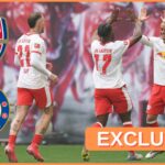 RB Leipzig záložník Xavi Simons in Action
