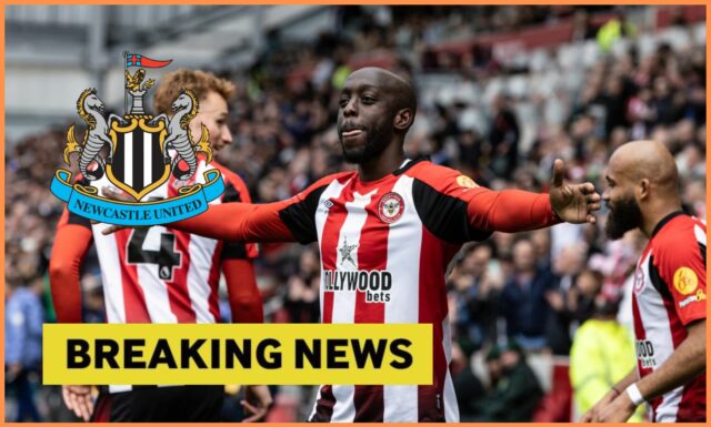 Yoo Wissa oslavuje cieľ pre Brentford