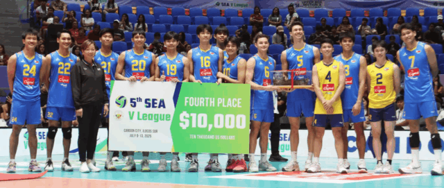 Alas Pilipinas umiestnil štvrté miesto v Sea v League pre mužov Candon, nohu Filipín. –Handsout Pho