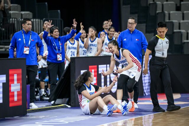 Ženy Gilas Pilipinas na Novom Zélande vo fáze kvalifikácie Fiba 2025.