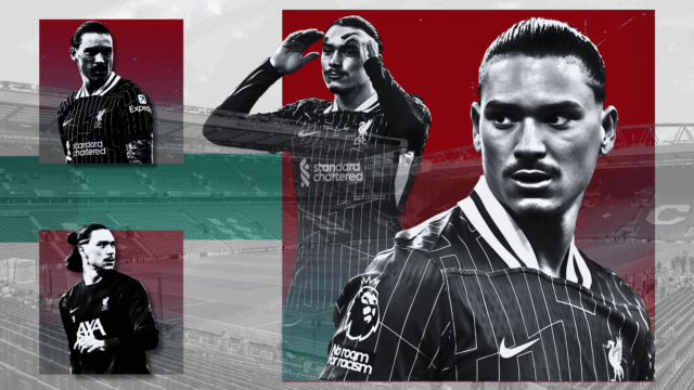Arne slot Darwin Nunez Liverpool 2024-25