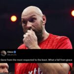 Reakcia fanúšikov na potenciálny návrat Tyson Fury. (Screenshot s láskavým dovolením: @ringmagazine Ax)
