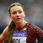 Femke Bol v európskych majstrovstvách interiérov európskych atletických interiérov (Foto: Maja Hitij/Getty Images pre európsku atletiku)