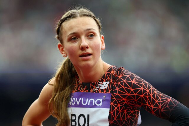 Femke Bol v európskych majstrovstvách interiérov európskych atletických interiérov (Foto: Maja Hitij/Getty Images pre európsku atletiku)