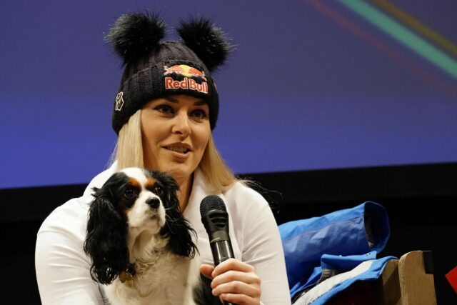 Lindsey Vonn s Lucy vo finále svetového pohára - zdroj: Getty