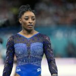 Simone Biles na olympijských hrách v Paríži 2024. (Fotografie Getty Images)