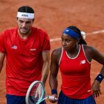 Taylor Fritz (vľavo) a Coco Gauff (vpravo) na olympijských hrách v Paríži 2024 (zdroj: Getty)