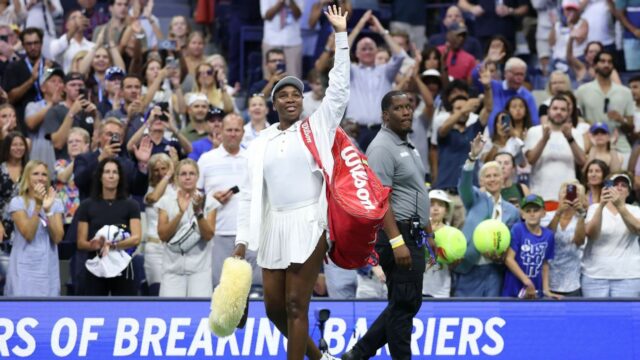 45 -ročný Venus Williams je až do Karoliny Muchova v 3 zbierkach v Spojených štátoch Open 

