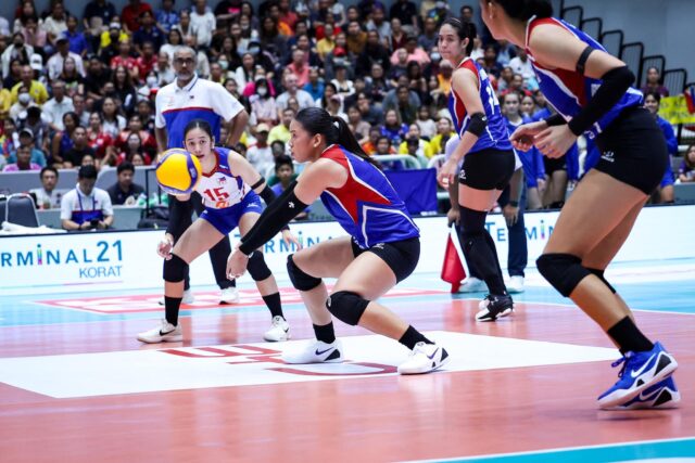 Eya Laure a Pilipinas v mori V.League Leg 1 opäť Thajsko.