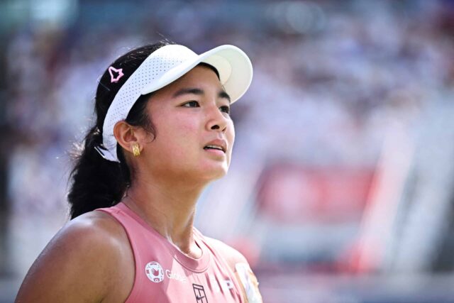 Alex Eala Alexandra Eala US Open Tennis 2025 vs Clara Tauson