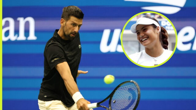 Amma Raducanu, Novak Djokovic, Jannik Sinner a Carlos Alcaraz Slect Memod Comanions pred United Unghing 

