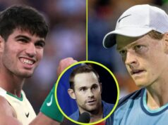 Andy Roddick sa obáva, keď Carlos Alcaraz pripúšťa, že urobil chybu pred americkou otvorenou. Andy Roddick sa obáva, keď Carlos Alcaraz pripúšťa, že urobil chybu pred americkou otvorenou.