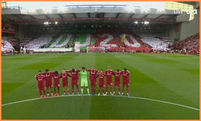 Anfield vzdáva hold Diogo Jota pred premiérom Premier League

