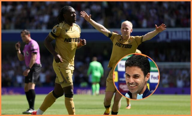 Eberechi Eze s Crystal Palace v minulej sezóne