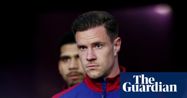 Barcelona Trench Mark-Andre Teri Stegen ako kapitánsky lekársky spor Barcelona

