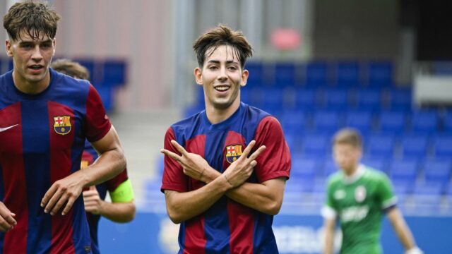 Barcelona za predaj Španielska U19 International na dosiahnutie cieľov prevodu 1: 1

